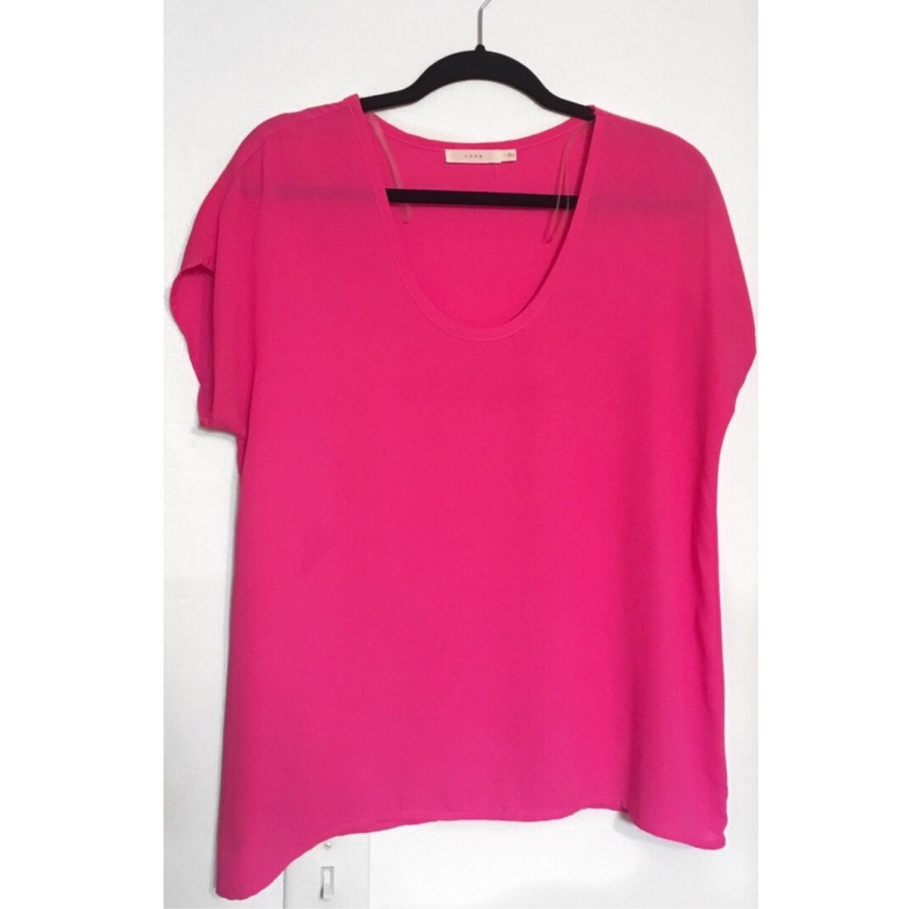 Lush Pink short sleeve top